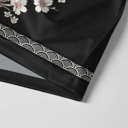 Tokyo-Lion Vintage Sakura And Koi Glossy Oversized Jersey