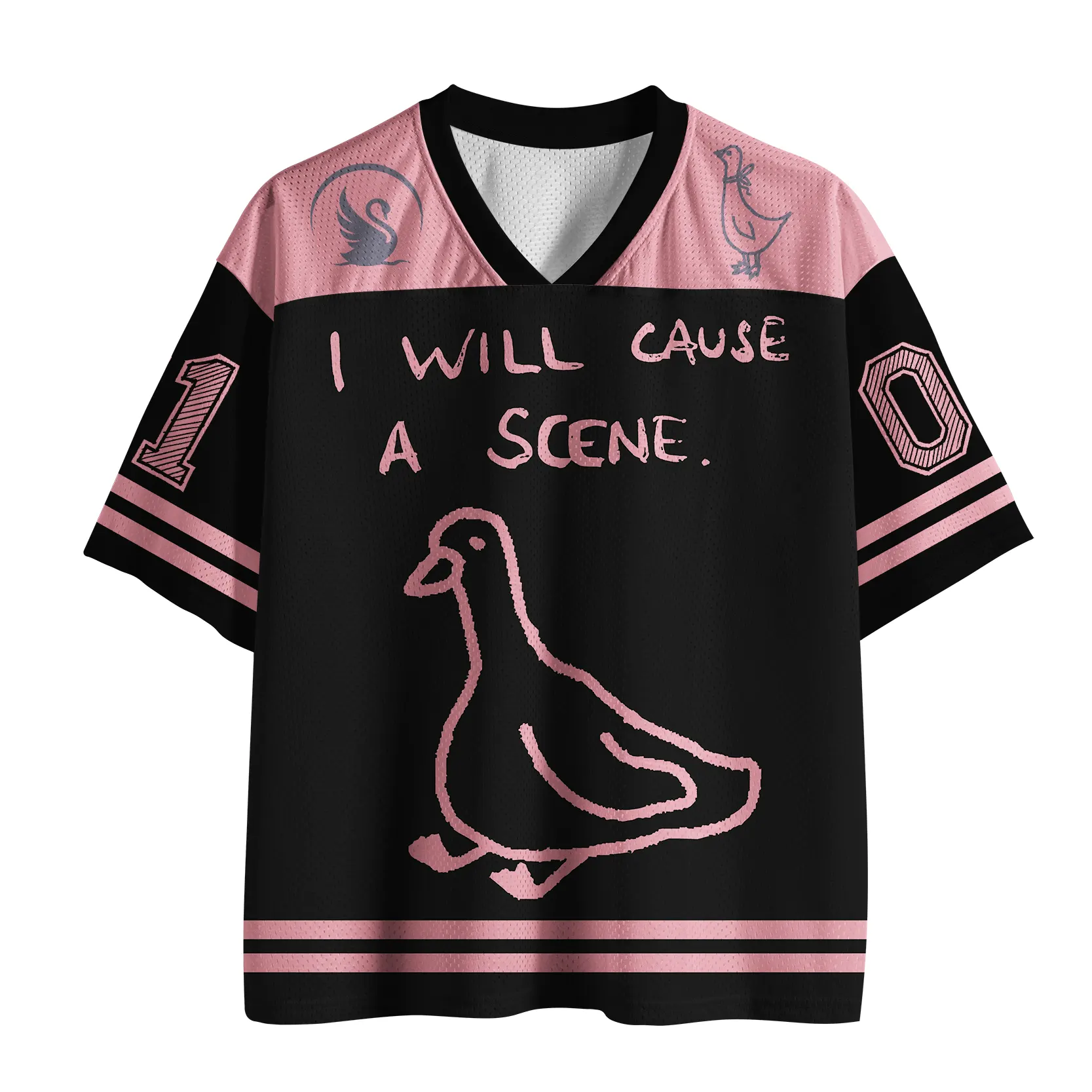 Tokyo-Lion Stupid Goose Funny  Retro Mesh Jersey-Tokyo-Lion