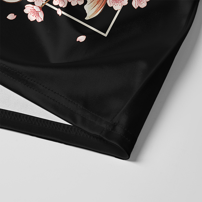 Tokyo-Lion Sakura Koi Fish Japanese Zen Glossy Oversized Jersey