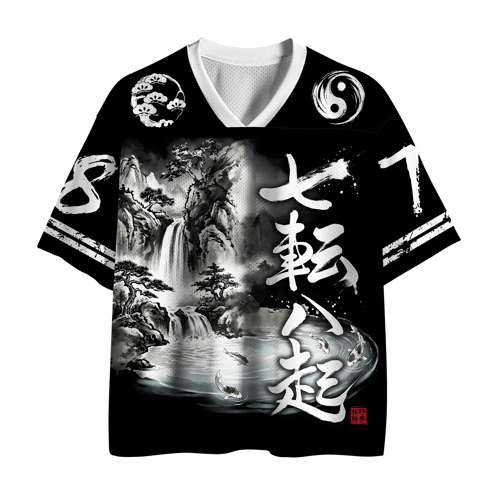 Tokyo-Lion Zen Ink Perseverance Mesh Jersey-Tokyo-Lion