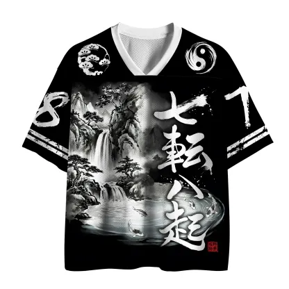 Tokyo-Lion Zen Ink Perseverance Mesh Jersey-Tokyo-Lion