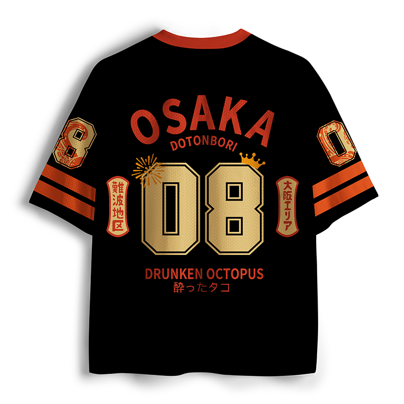 Tokyo-Lion Osaka Octopus Funny Mesh Jersey-Tokyo-Lion