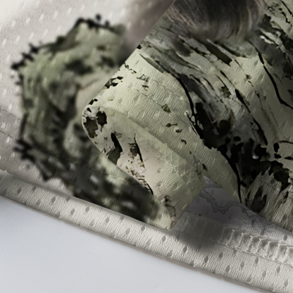 Tokyo-Lion Cat's Back Ink Painting Mesh Jersey