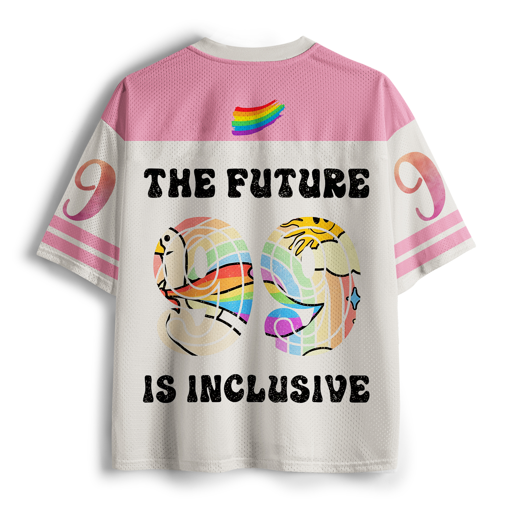 Tokyo-Lion Rainbow Goose Future Love And Hope Mesh Jersey