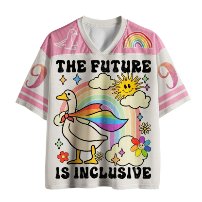 Tokyo-Lion Rainbow Goose Future Love And Hope Mesh Jersey