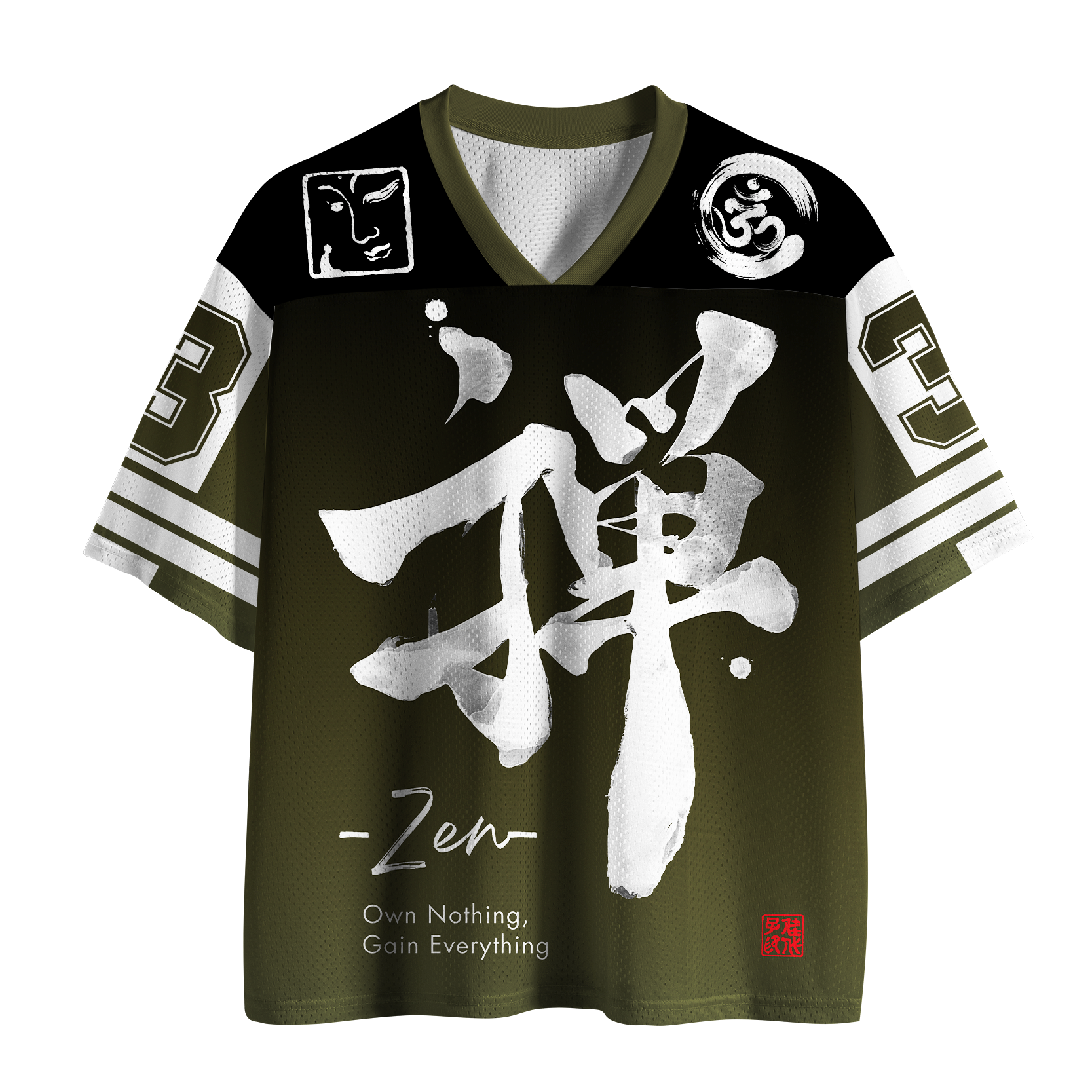 Tokyo-Lion The "Own Nothing" Zen Mesh Jersey