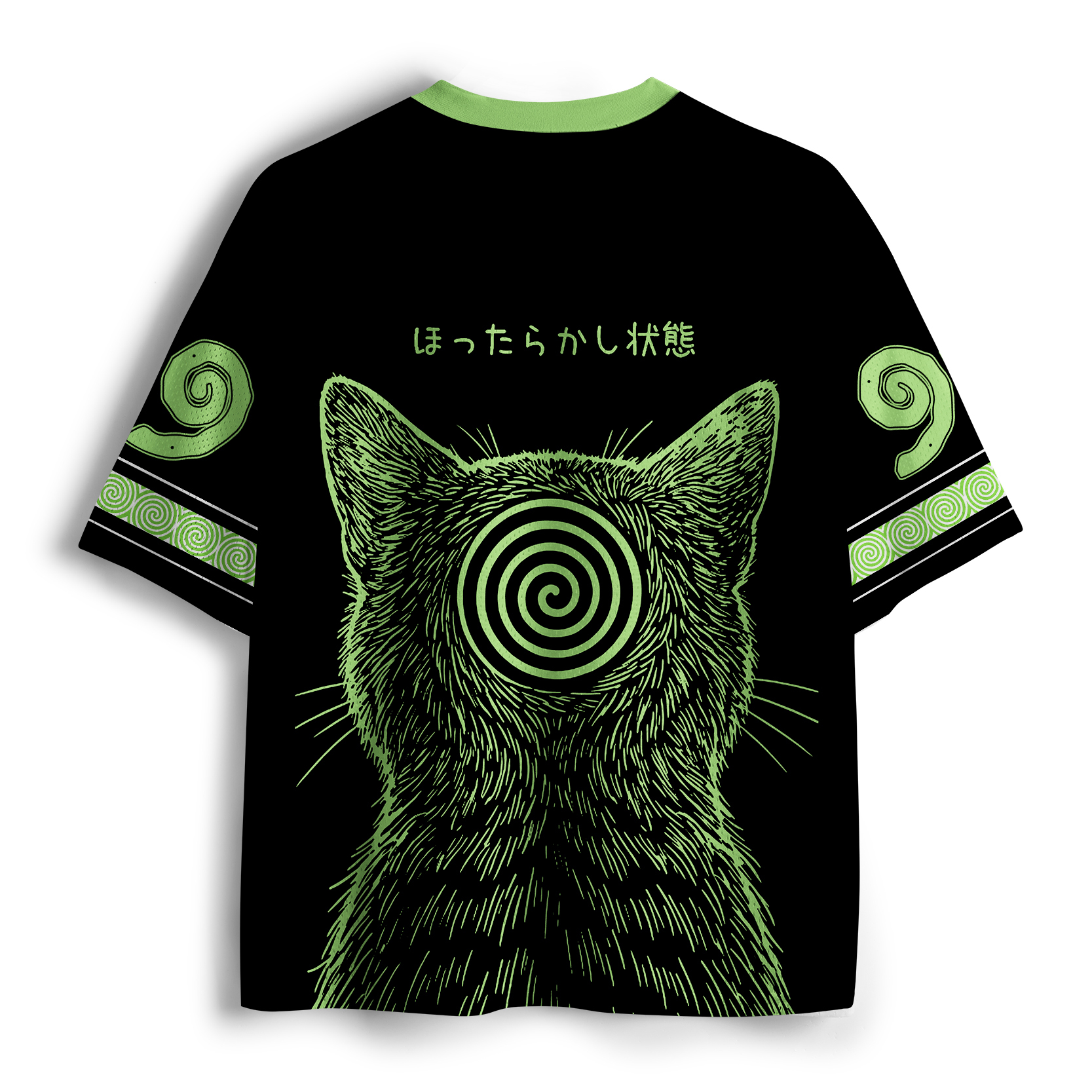 Tokyo-Lion Confused Cat Japanese Mesh Jersey