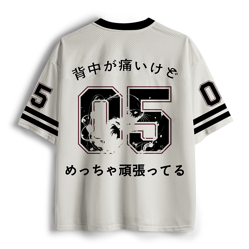 Tokyo-Lion Opossum Lying Down Mesh Jersey