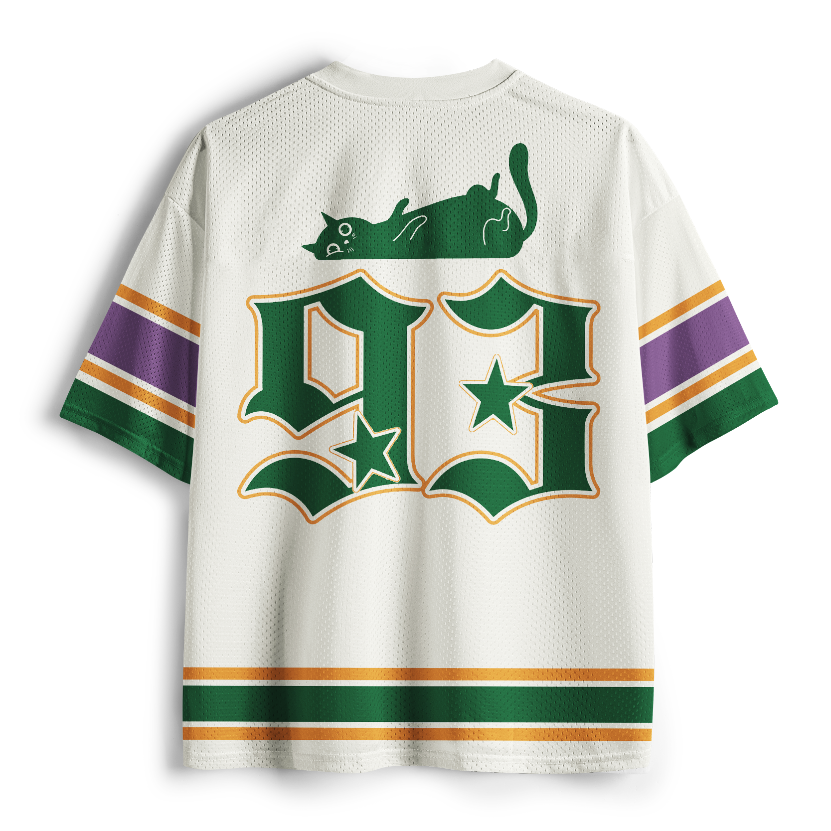 Tokyo-lion Botanical Felines Stacking Mesh Jersey