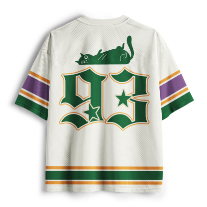 Tokyo-lion Botanical Felines Stacking Mesh Jersey