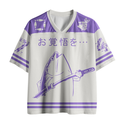 Tokyo-lion The Fish With The Knife Japanese Mesh Jersey