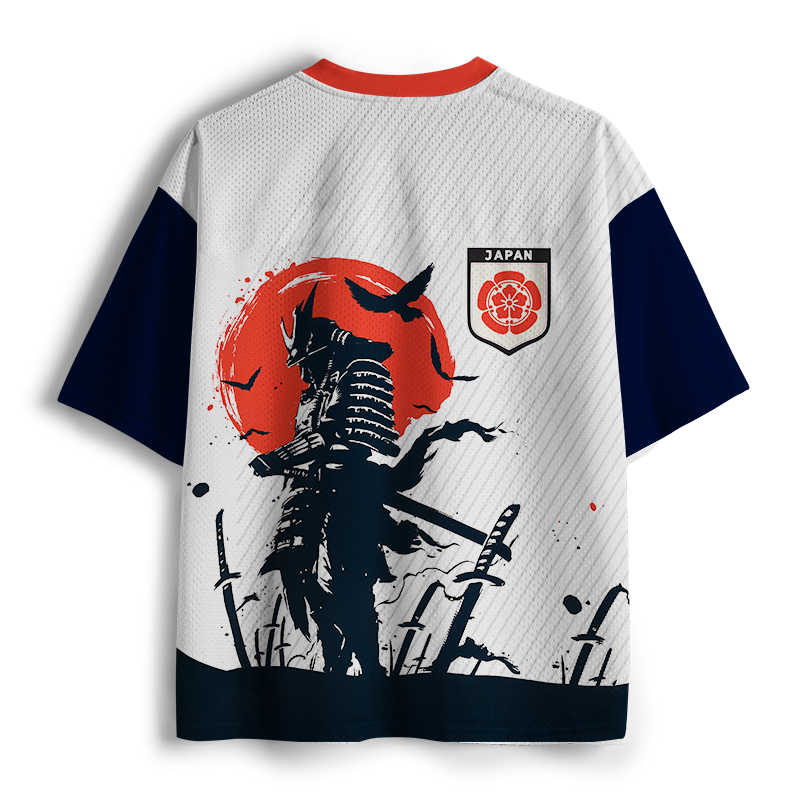 Tokyo-Lion Samurai On The Battlefield Japanese Mesh Jersey