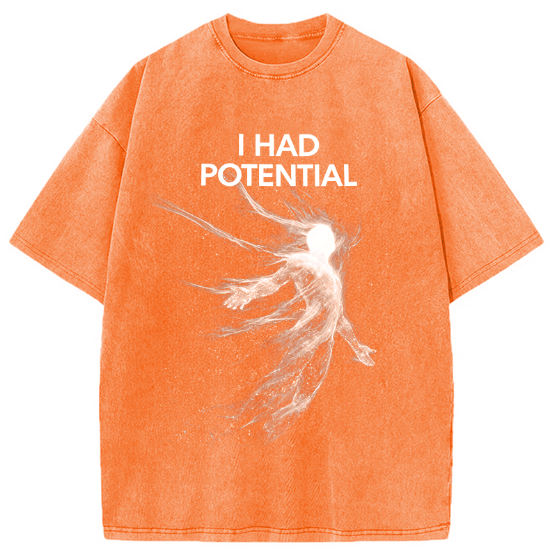 Tokyolion I Had Potential Washed T-Shirt-Tokyo-Lion