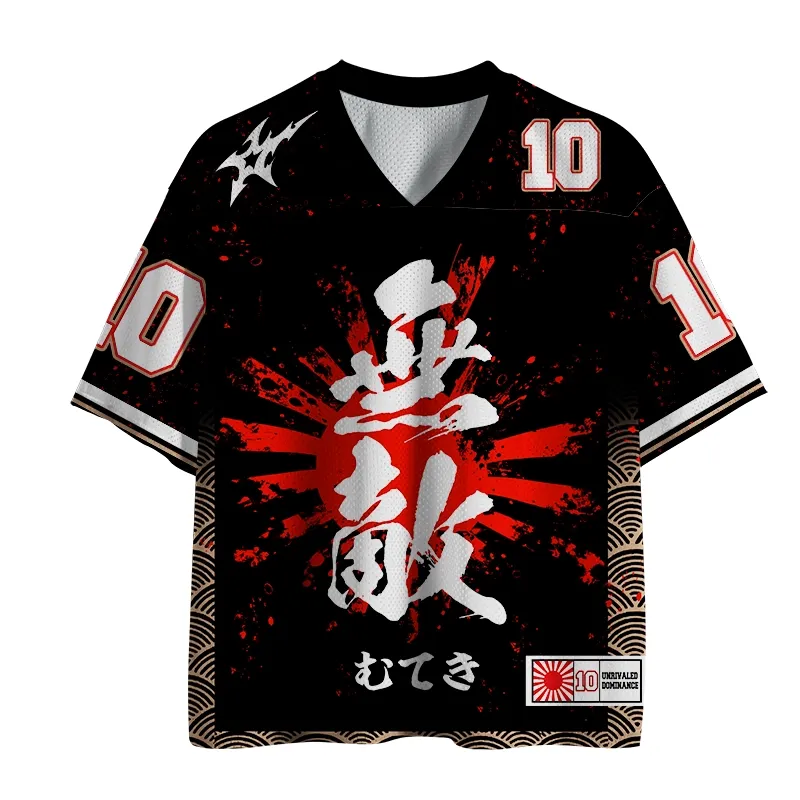 Tokyo-Lion Invincible Japanese Kanji Mesh Jersey