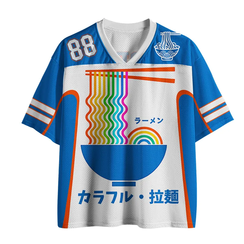 Tokyo-Lion Rainbow Ramen Mesh Jersey