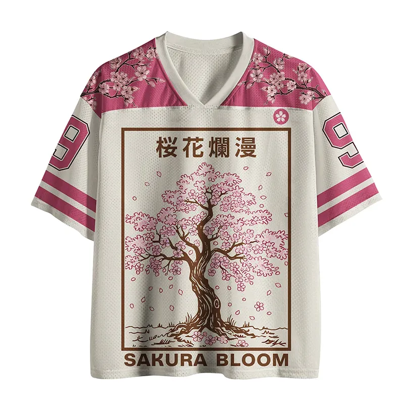 Tokyo-Lion Sakura Bloom Mesh Jersey