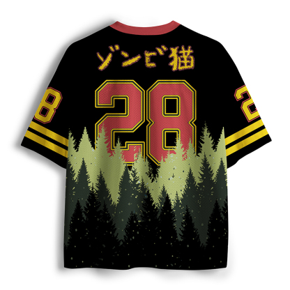 Tokyo-Lion Horrible Japanese Cat Mesh Jersey