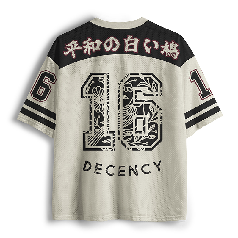 Tokyo-Lion Pigeon That Was Moved Three Mesh Jersey