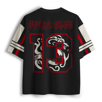 Tokyo-Lion Auspicious Dragon Mesh Jersey