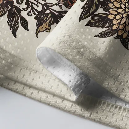 Tokyo-Lion Oriental Majesty: Lion&Crane Mesh Jersey