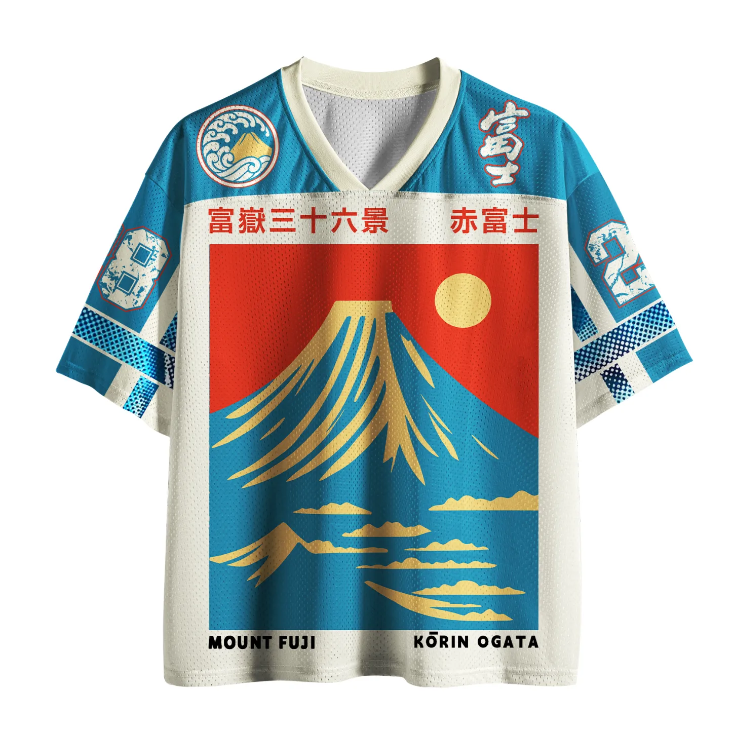 Tokyo-Lion Rising Sun Fuji Mesh Jersey