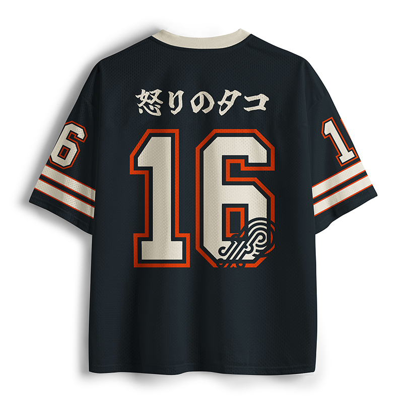 Tokyo-Lion Octopus In The Waves Mesh Jersey