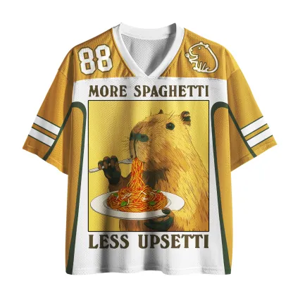 Tokyo-Lion Spaghetti & Chill Capy Mesh Jersey