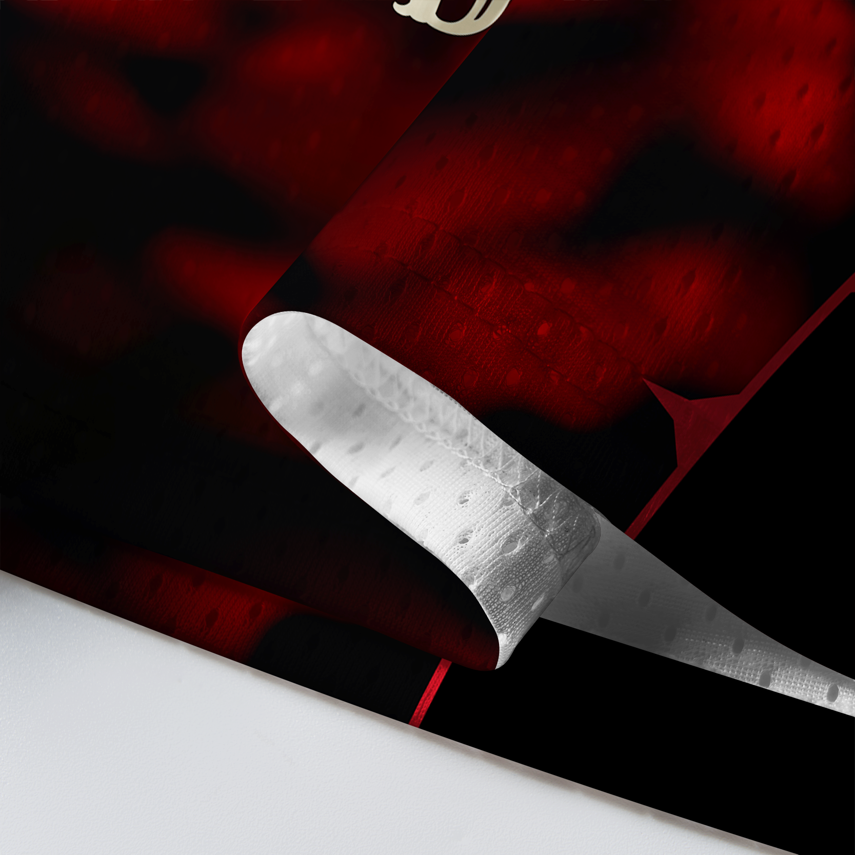 Tokyo-Lion Midnight Rose "Kindness" Statement Mesh Jersey