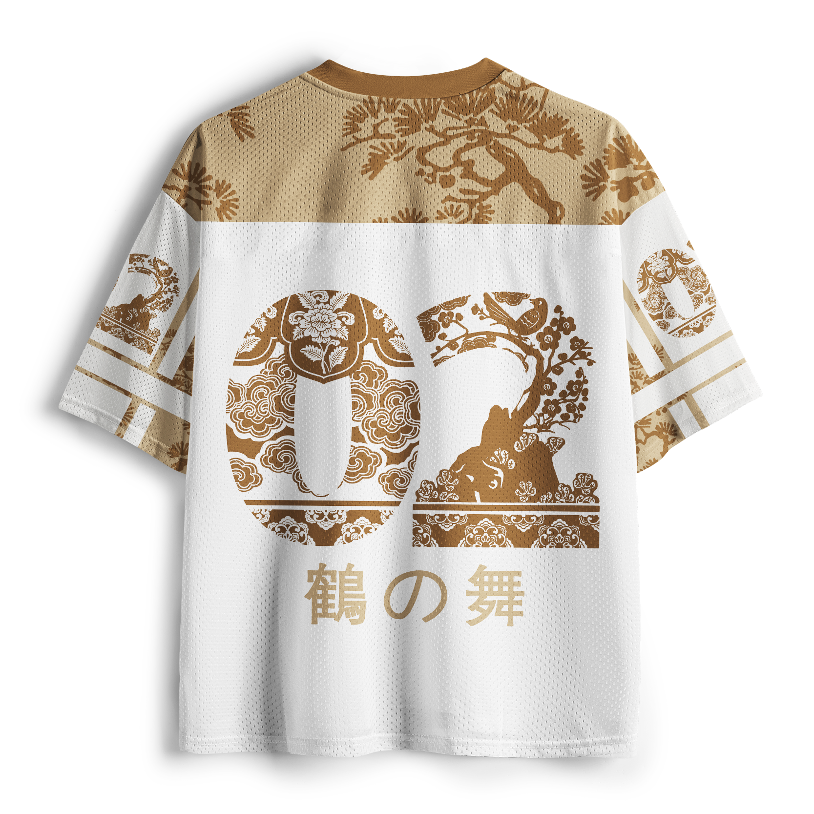 Tokyo-Lion Ancient Pines & Cranes Mesh Jersey