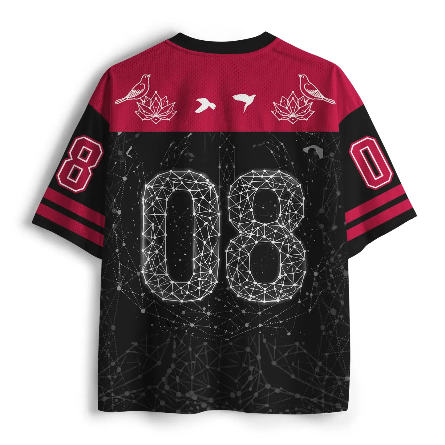 Tokyo-Lion No Chaos Only Zen Cats And Peace Mesh Jersey