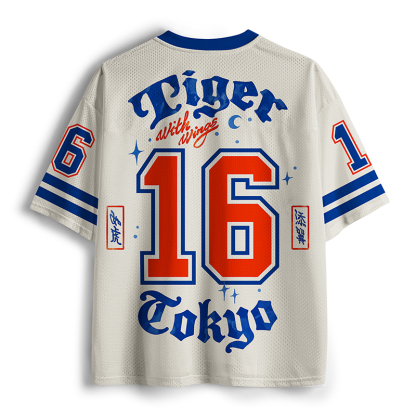 Tokyo-Lion tiger With Wings Mesh Jersey-Tokyo-Lion
