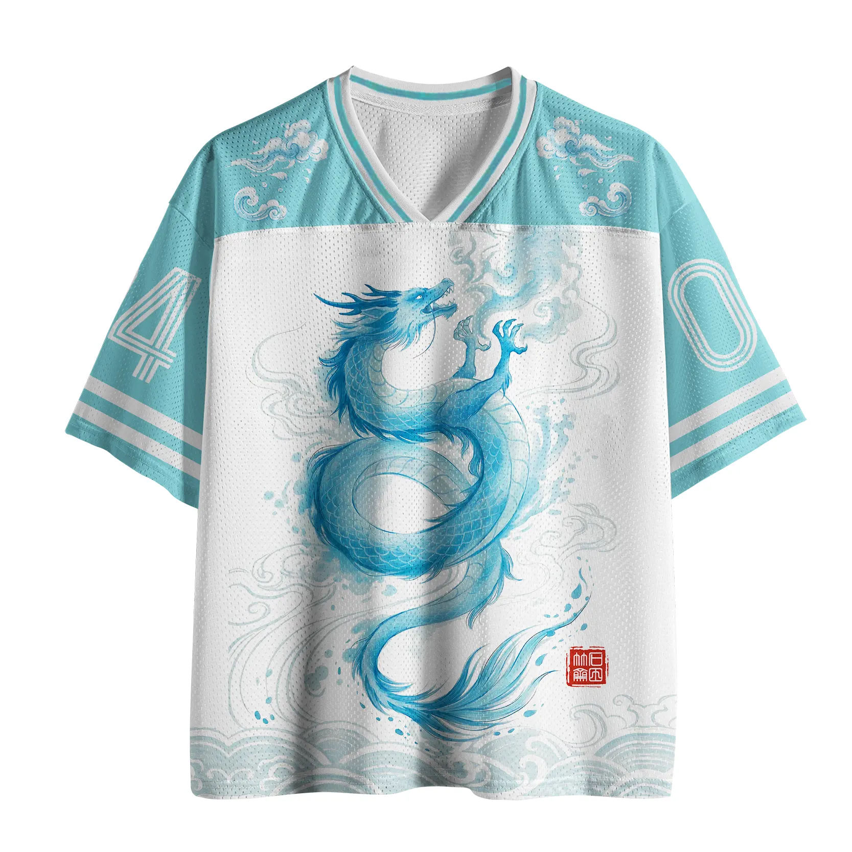 Tokyo-Lion Rise Of The Azure Dragon Mesh Jersey
