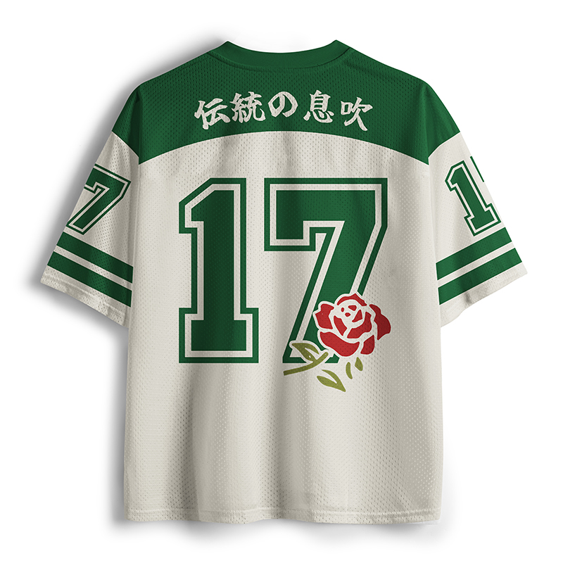 Tokyo-Lion Elegant Oriental Craft Mesh Jersey-Tokyo-Lion