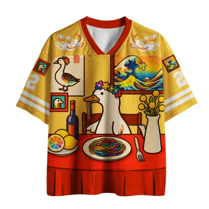 Tokyo-Lion More Spaghetti Less Upsetti Goose Aloha Mesh Jersey-Tokyo-Lion