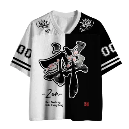 Tokyo-Lion Zen And The Flower Mesh Jersey-Tokyo-Lion