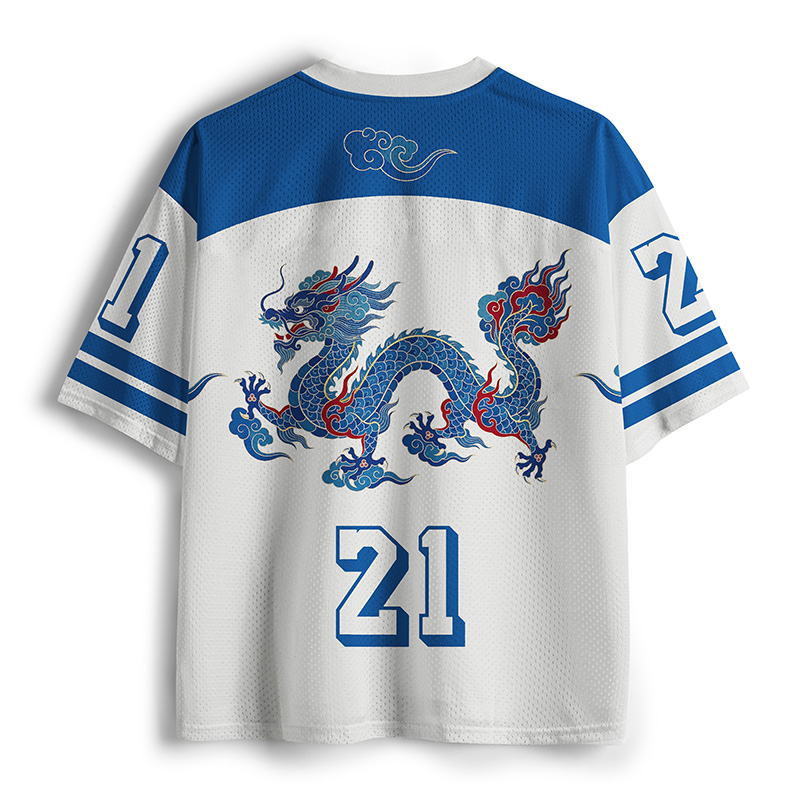 Tokyo-Lion Dragons Of The Clouds Mesh Jersey-Tokyo-Lion