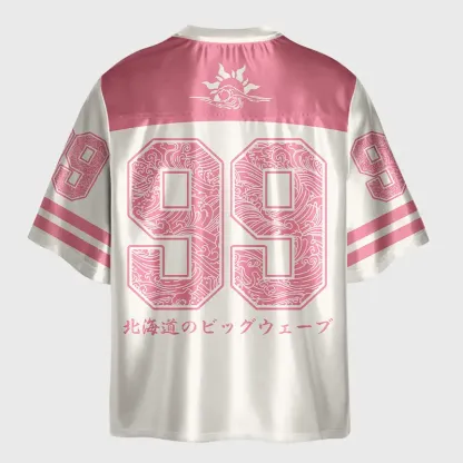 Tokyo-Lion Sakura Surge-Hokkaido Wave Glossy Oversized Jersey