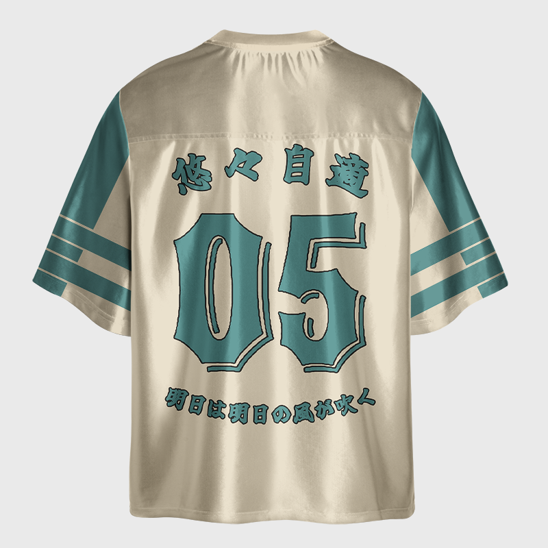 Tokyo-Lion Lucky Koi Cat Glossy Oversized Jersey