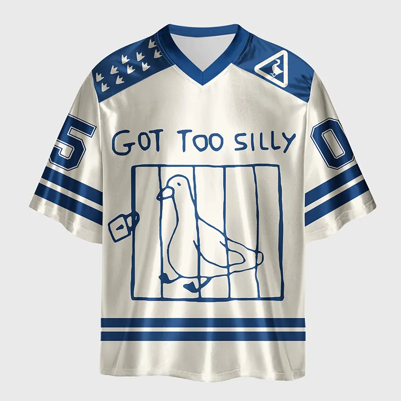 Tokyo-Lion Got Too Silly Goose Glossy Oversized Jersey