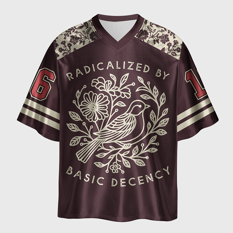 Tokyo-Lion Pigeon That Was Moved One Glossy Oversized Jersey