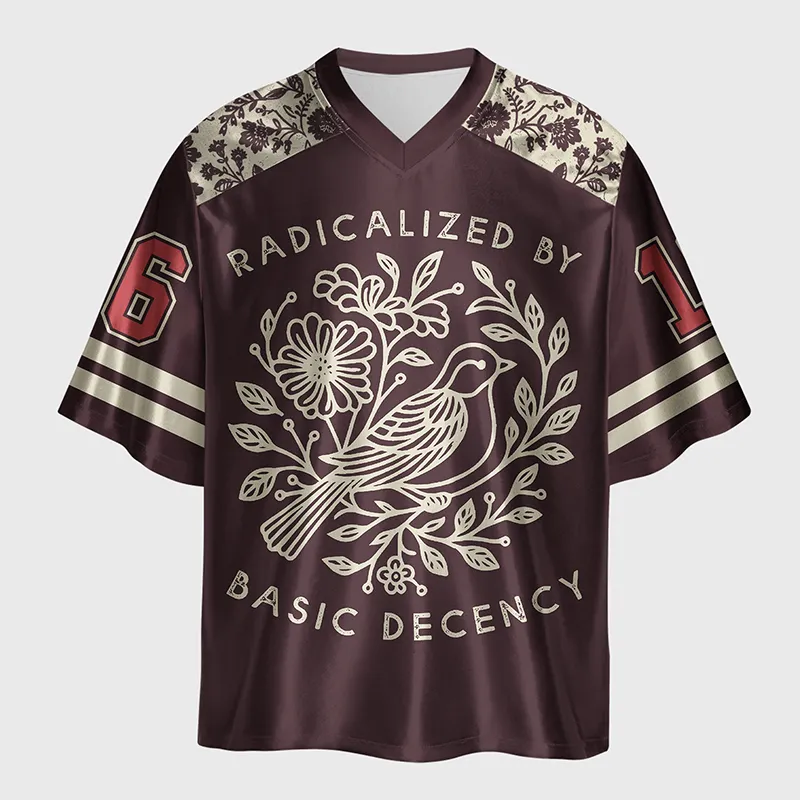 Tokyo-Lion Pigeon That Was Moved One Glossy Oversized Jersey