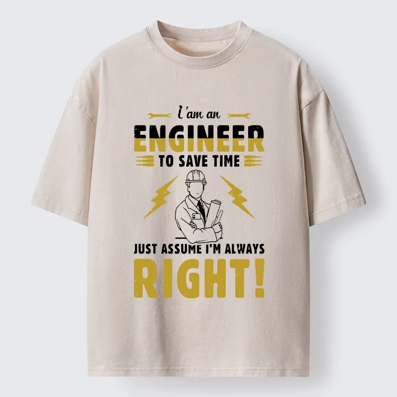 Tokyo-Lion Confident Engineer Washed T-Shirt-Tokyo-Lion