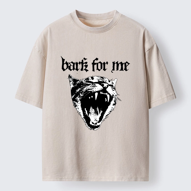 Tokyo-Lion Fierce Panther Roaring Loudly Washed T-Shirt