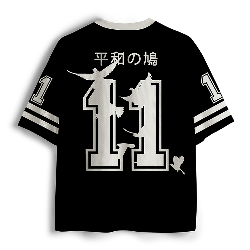 Tokyo-Lion Peace Dove Mesh Jersey