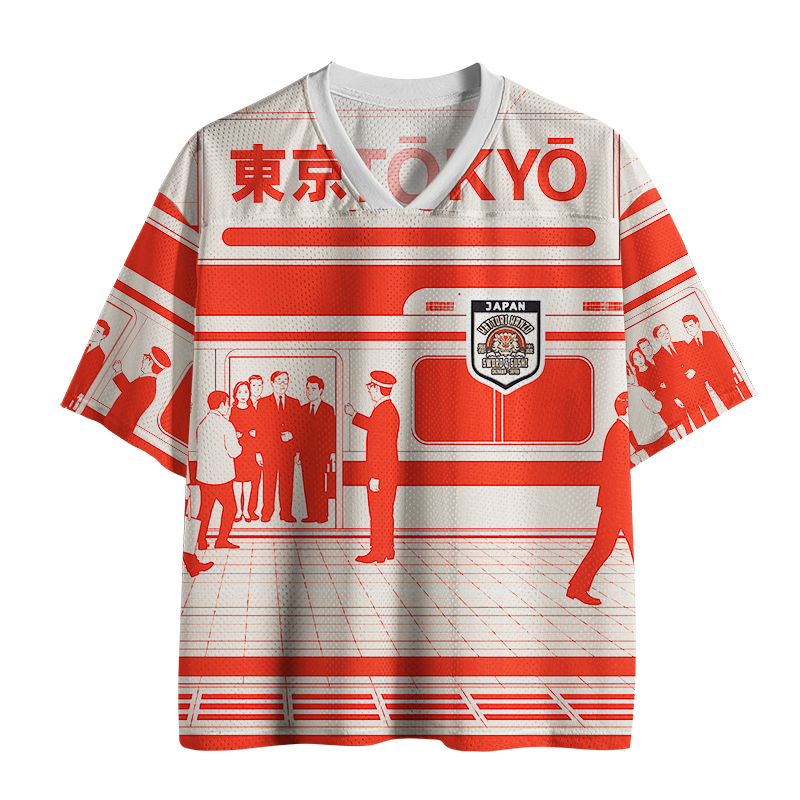 Tokyo-Lion Tokyo Subway Chronicles Japanese Mesh Jersey