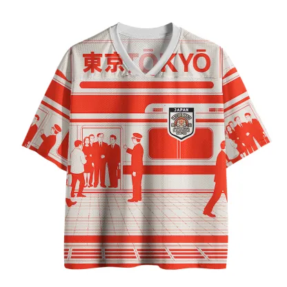 Tokyo-Lion Tokyo Subway Chronicles Japanese Mesh Jersey