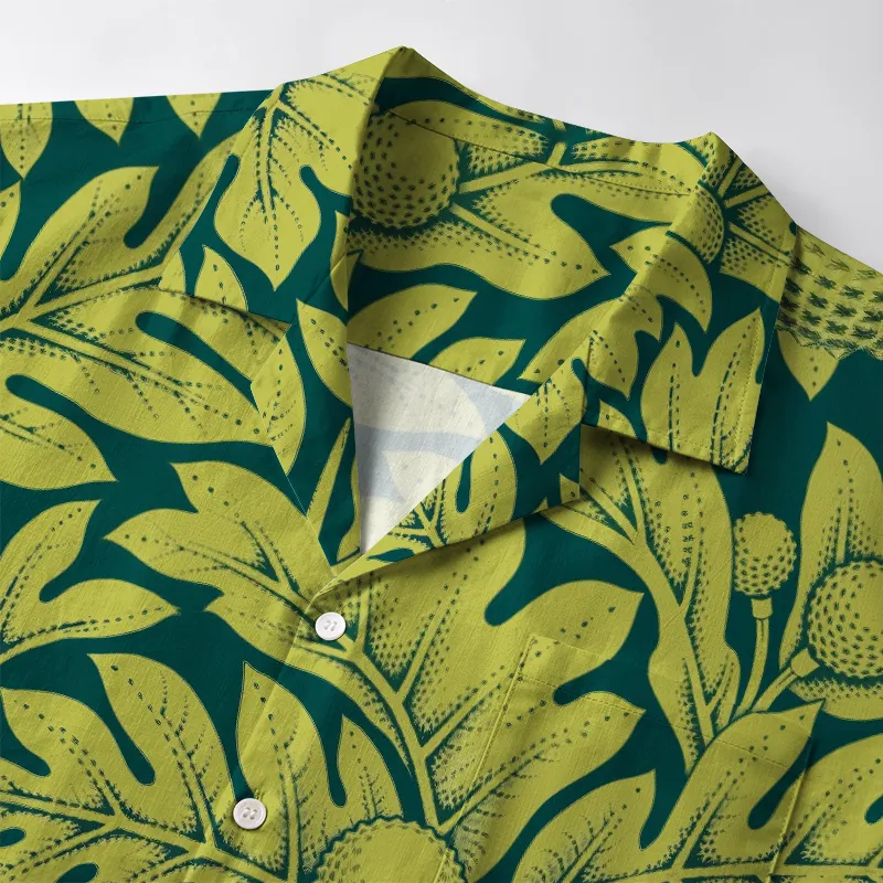 Tokyo-Lion Exotic Botanical Aloha Hawaiian Shirt