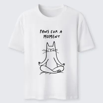 Tokyo-Lion Yoga Zen Cat Classic T-Shirt