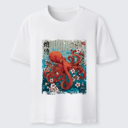 Tokyo-Lion The Eight-Armed Samurai Classic T-Shirt