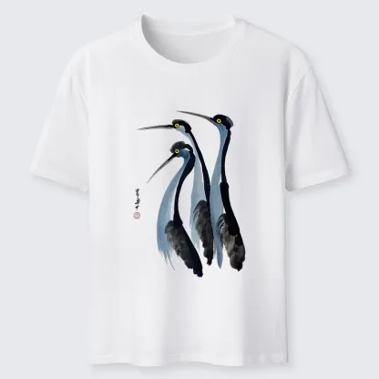 Tokyo-Lion Blue Crane Classic T-Shirt